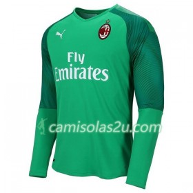 Camisolas de Futebol AC Milan Guarda Redes Equipamento Principal 2019/20 Manga Comprida